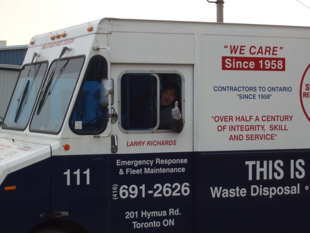 East-West operator with snow removal equipment, family owned in Toronto since 1958